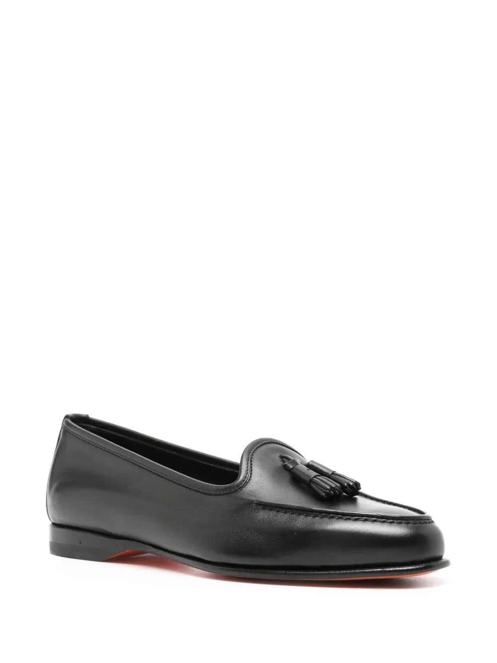 Santoni tassel-detail leather loafers