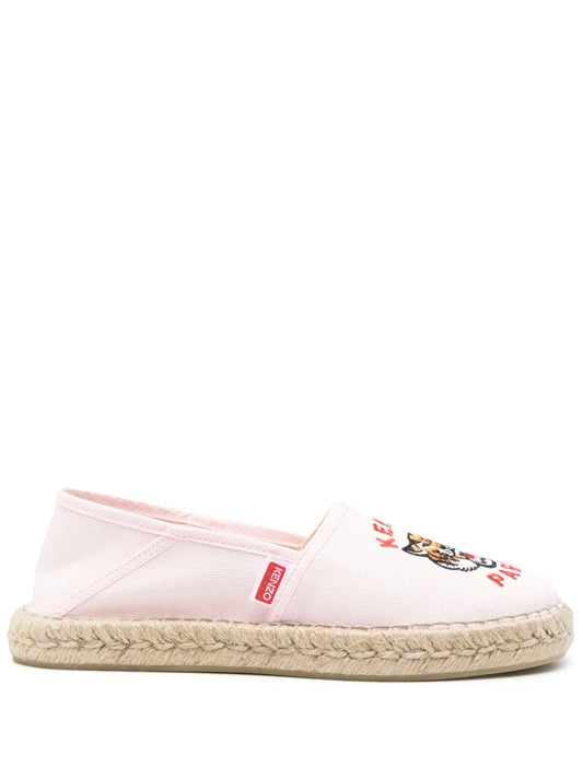 Kenzo Lucky Tiger-embroidered espadrillhes