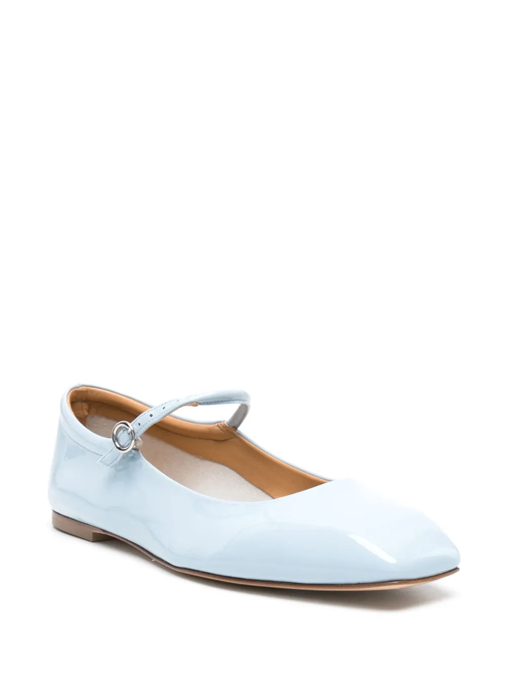 Aeyde Uma patent-leather ballerina shoes