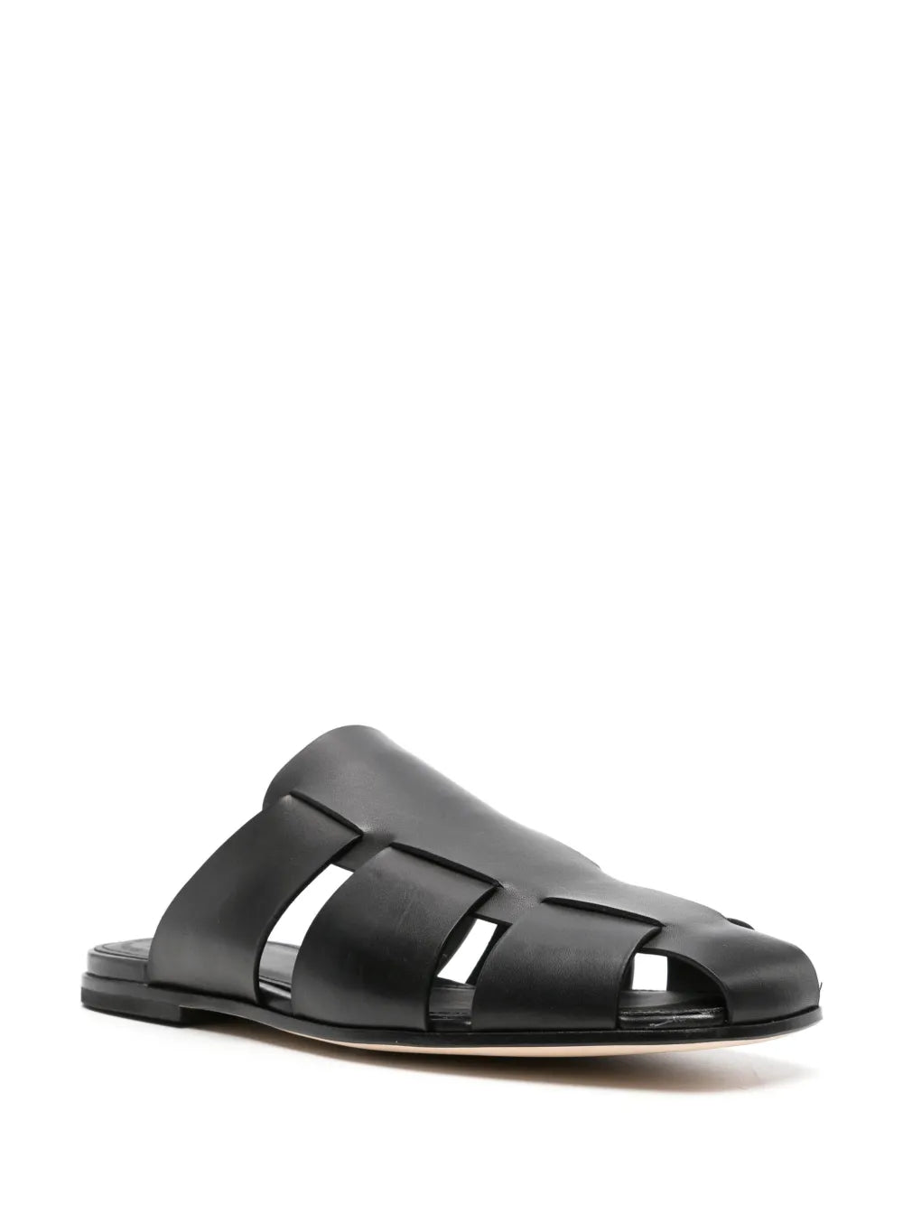Officine Creative Fidel leather caged slides