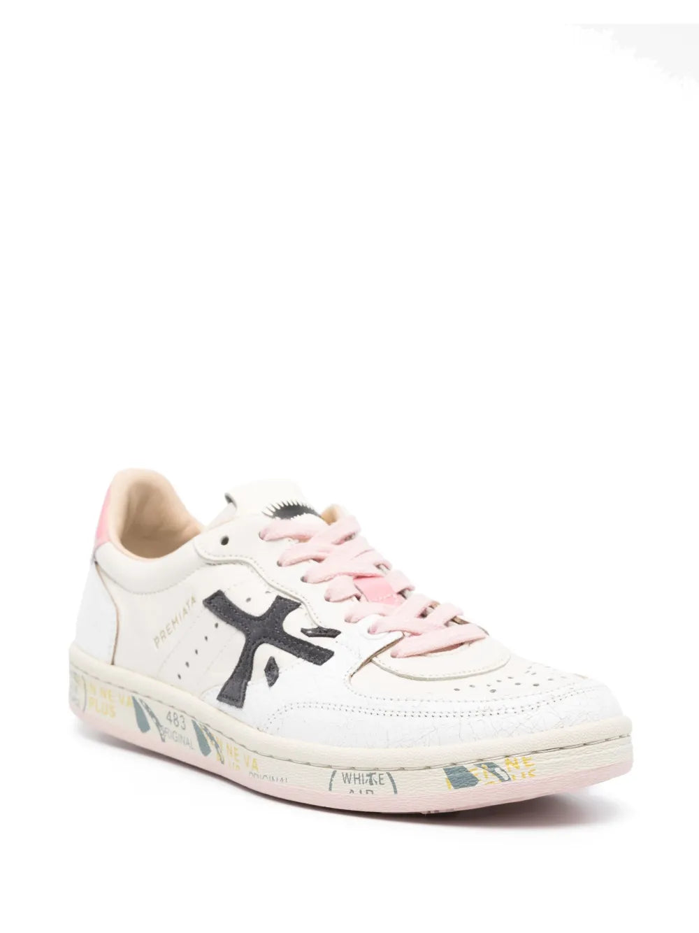 Premiata Clay leather sneakers