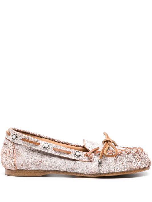 Sartore Crosta suede derby moccasins