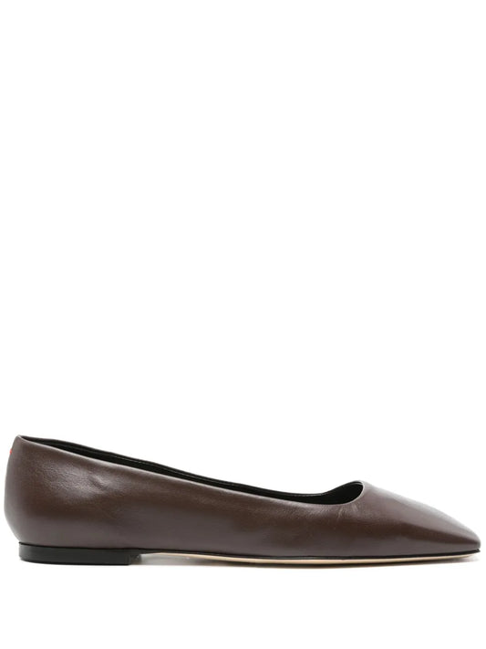 Aeyde Ida leather ballerina shoes