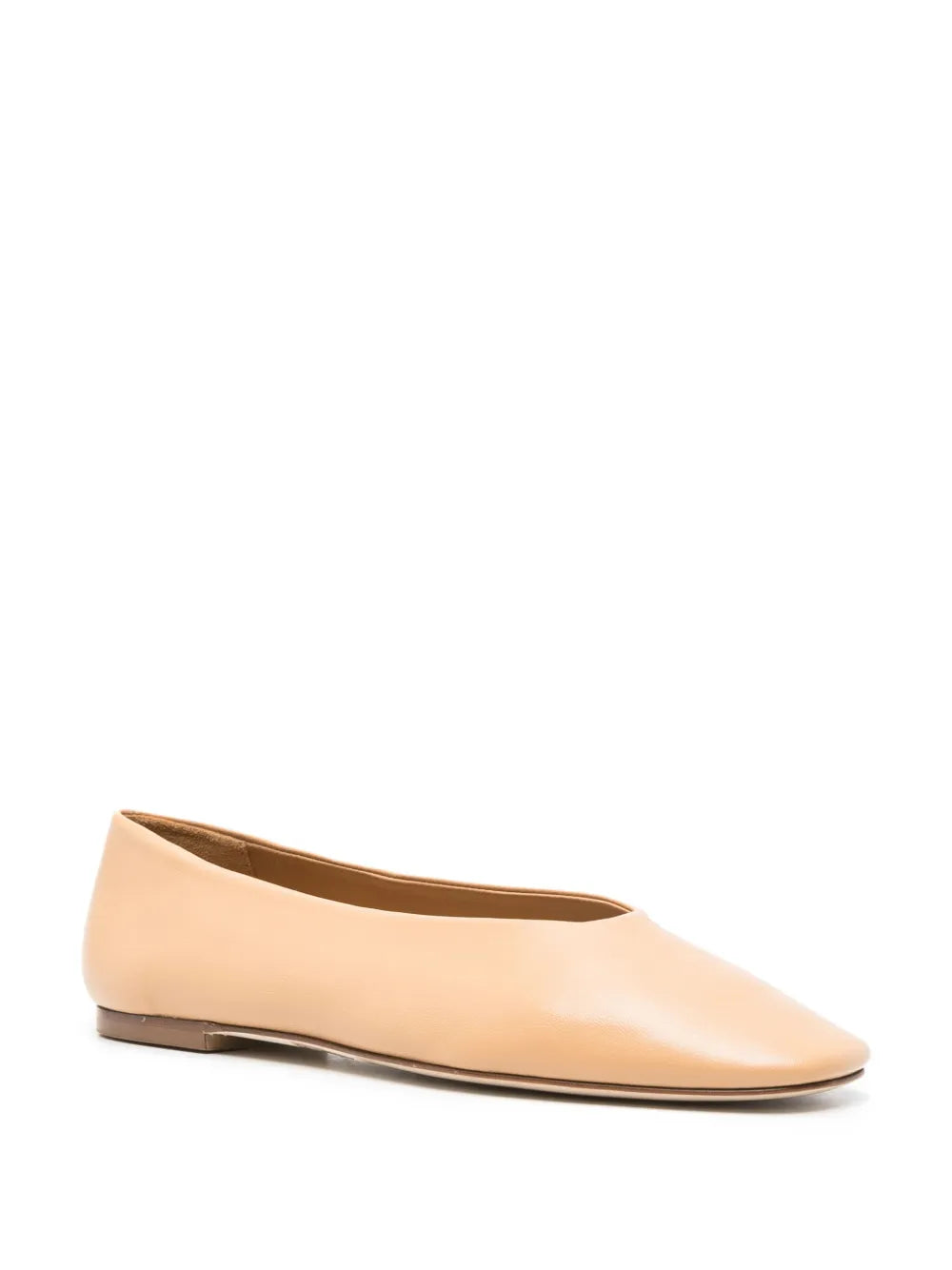 Aeyde Kirsten leather ballerina shoes