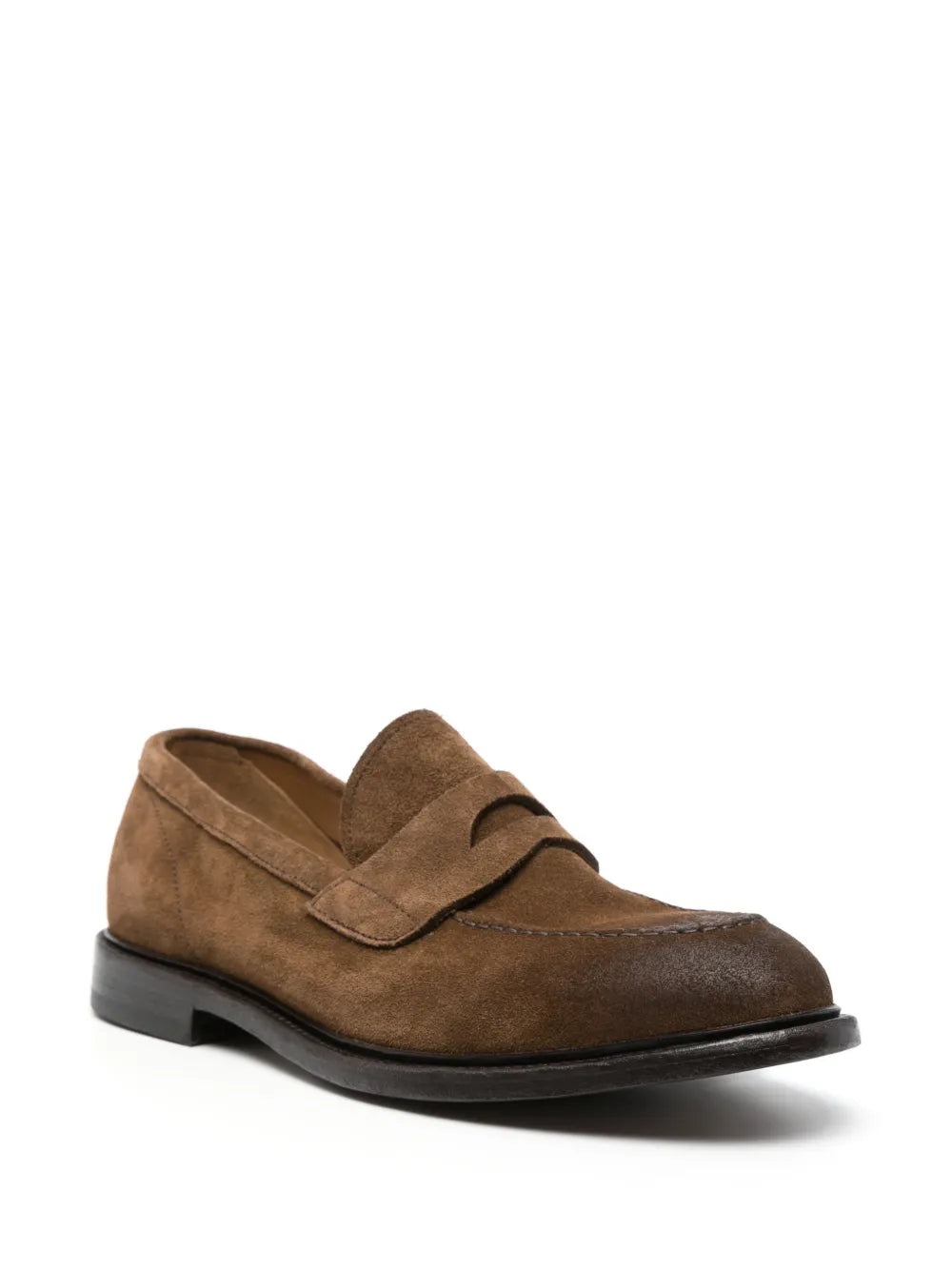 Cenere GB suede slip-on loafers