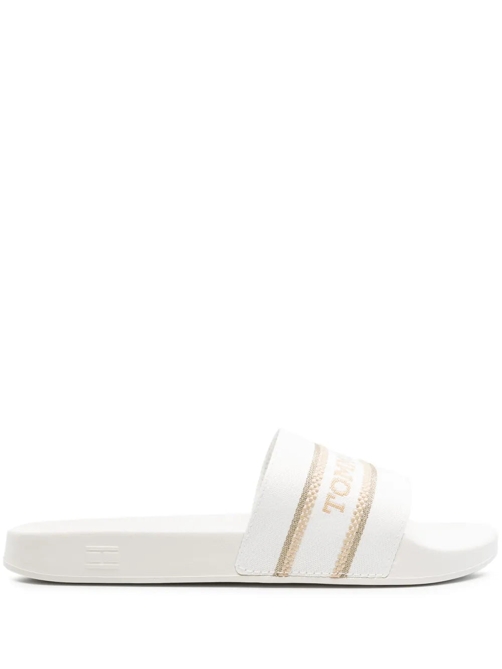Tommy Hilfiger logo-jacquard flat slides