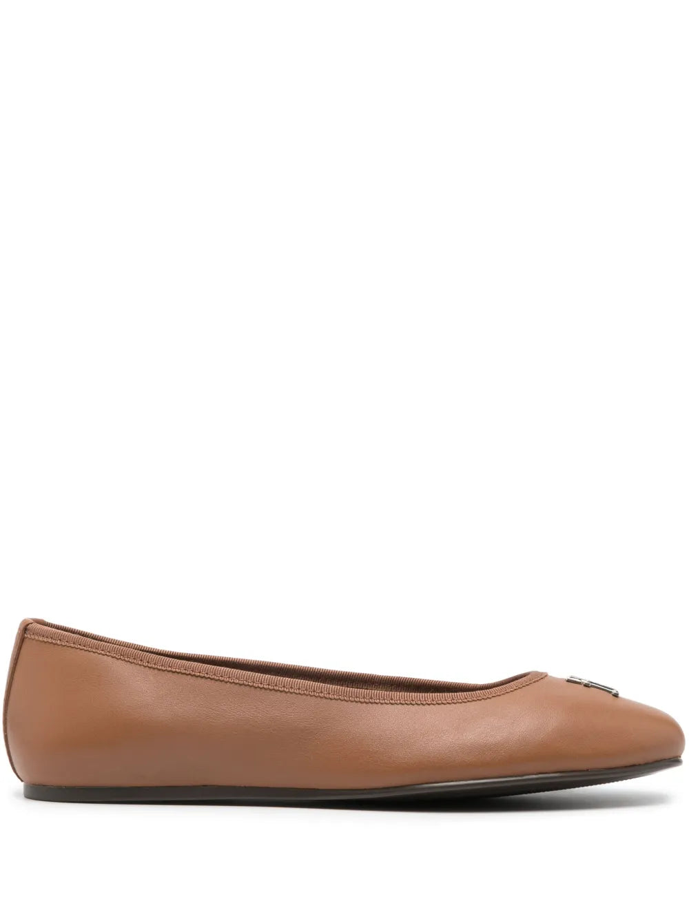 Tommy Hilfiger logo-plaque ballerina shoes