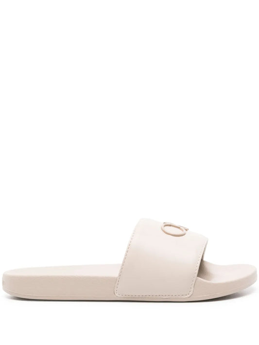 Calvin Klein Relock logo-plaque slides