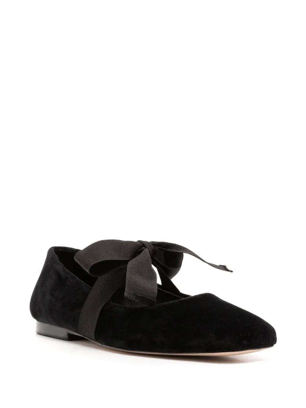 Sarah Chofakian Gris velvet ballerina shoes
