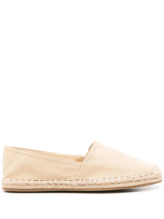 Tommy Hilfiger logo-embroidered cotton espadrilles