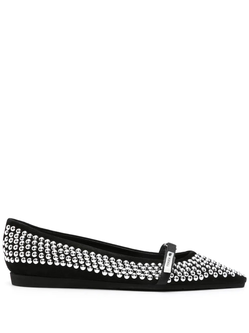 Premiata stud-embellished ballerina shoes
