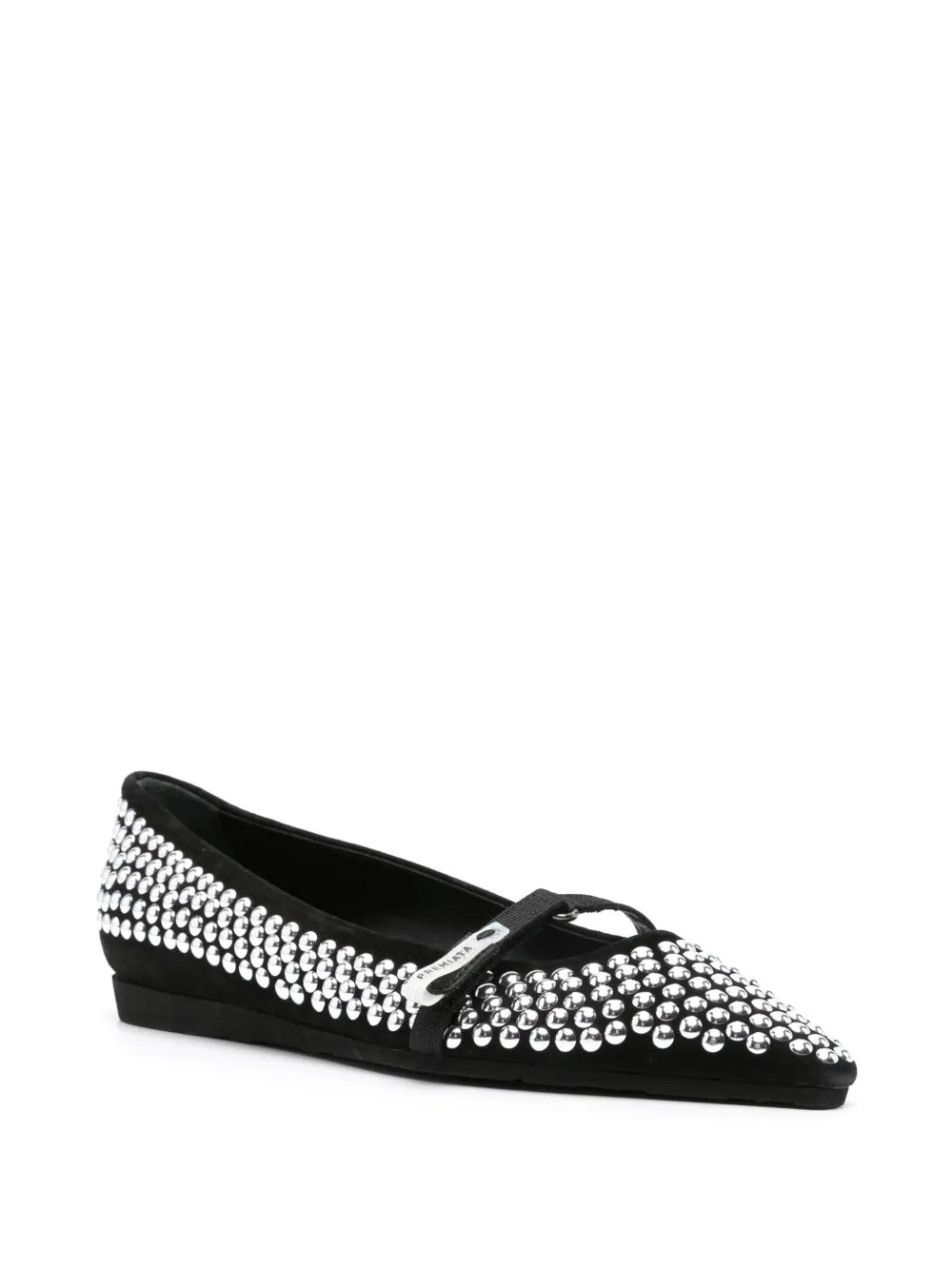 Premiata stud-embellished ballerina shoes