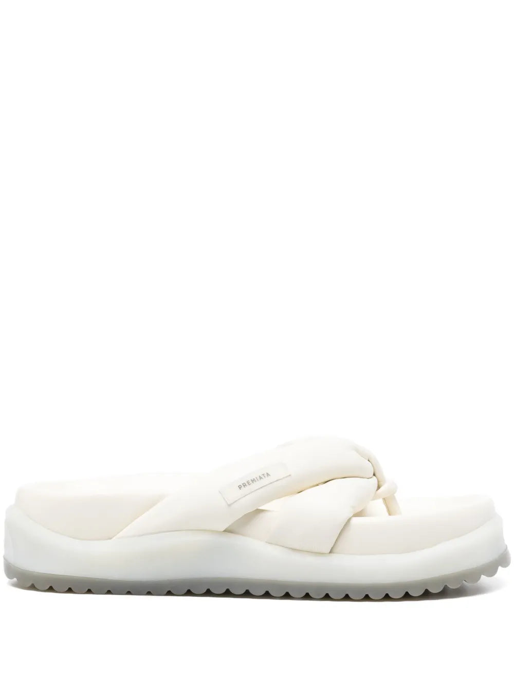 Premiata thong-strap leather slides