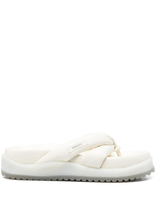 Premiata thong-strap leather slides