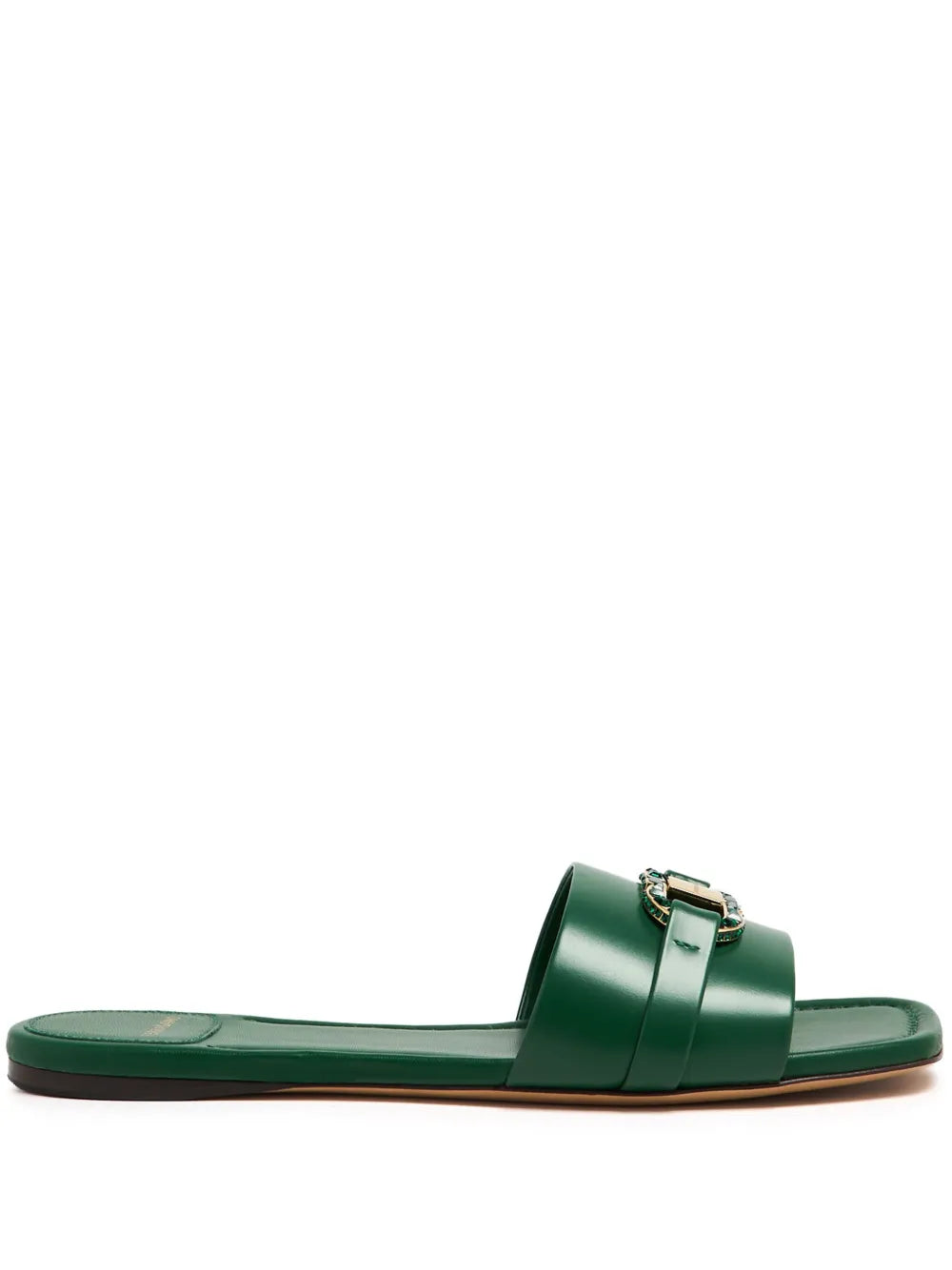 Ferragamo Leah leather slides
