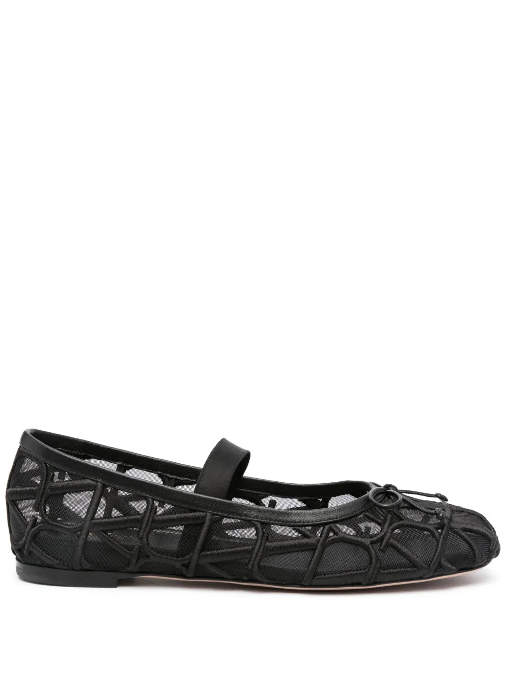 Valentino Garavani Toile Iconographe ballerina shoes