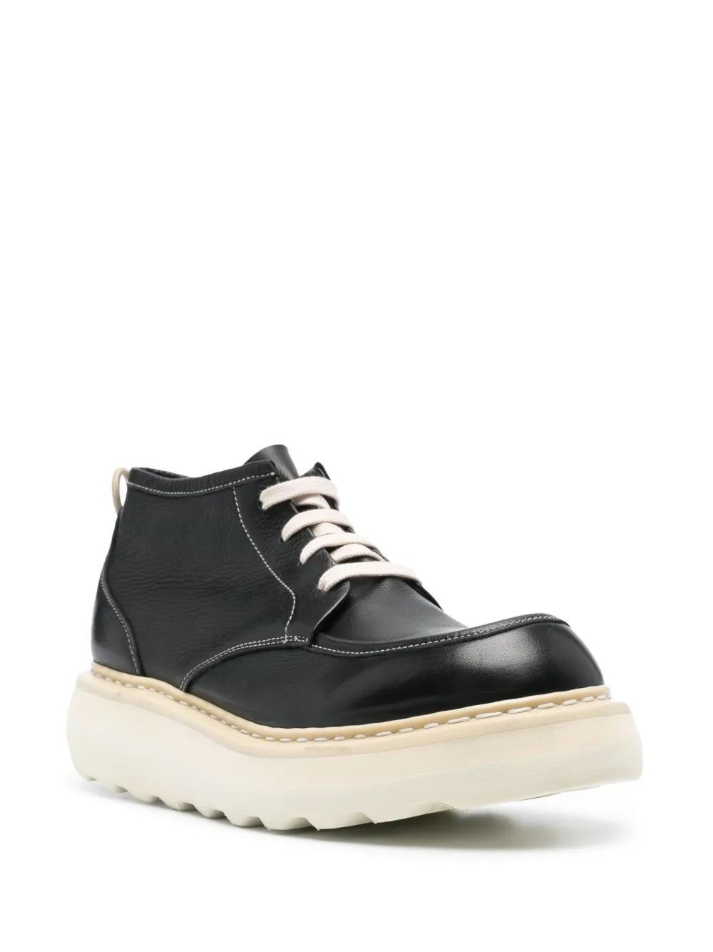 Premiata 32080 leather platform boots