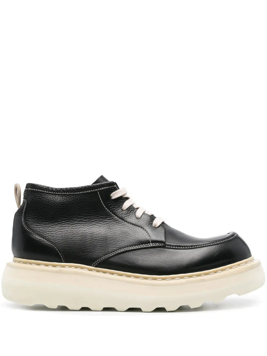 Premiata 32080 leather platform boots