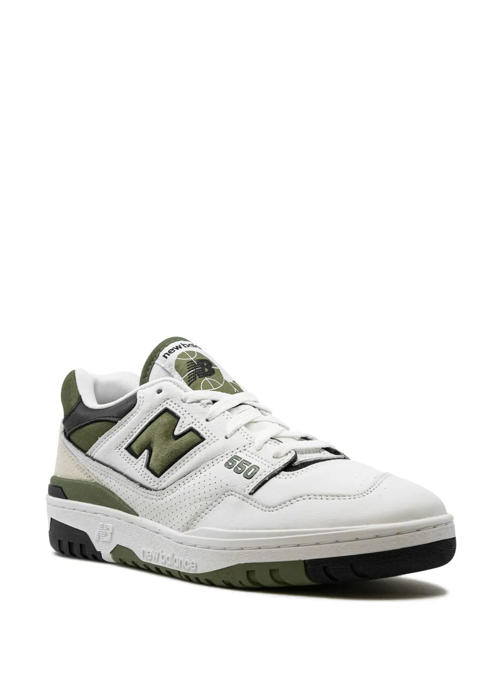 New Balance 550 "White/Dark Olive" sneakers