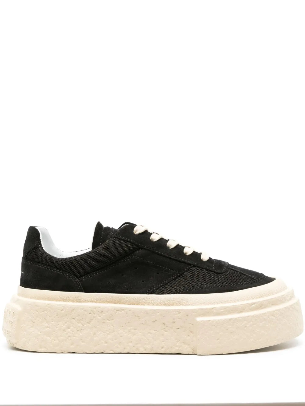 MM6 Maison Margiela numbers-motif suede sneakers