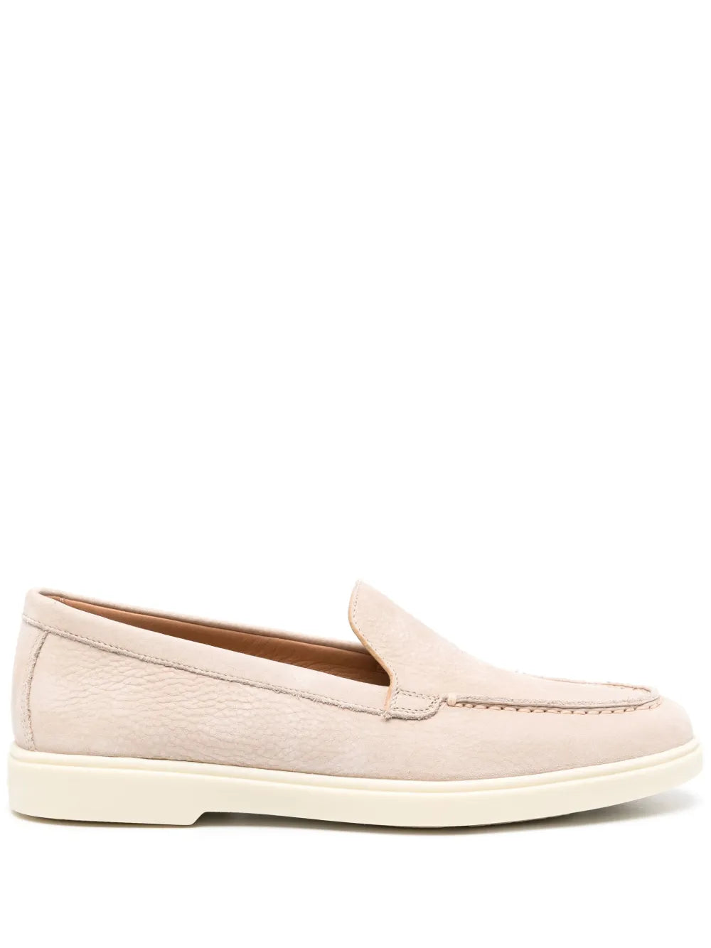 Santoni slip-on leather loafer