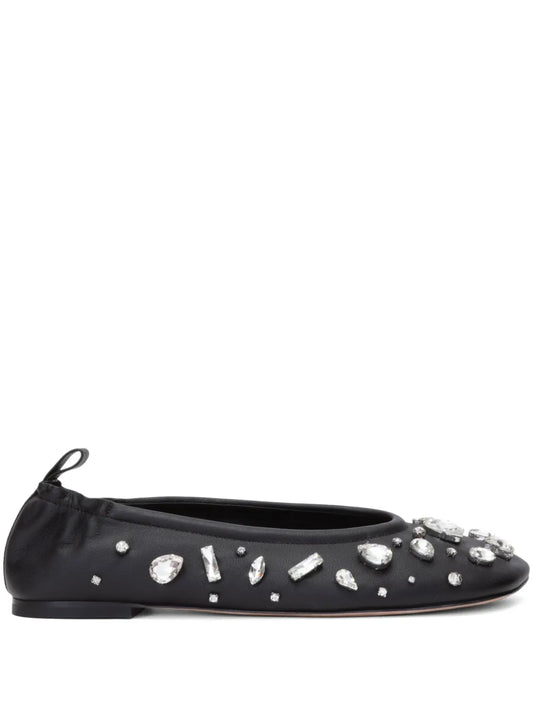 3.1 Phillip Lim ID crystal-embellished ballerina shoes