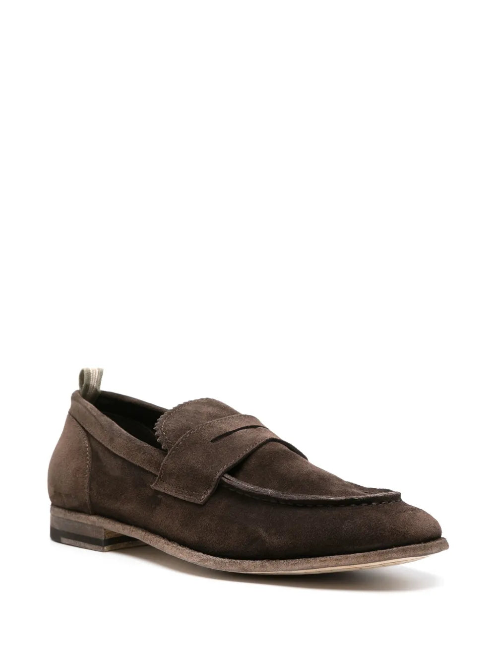 Officine Creative Solitude 001 suede penny loafers