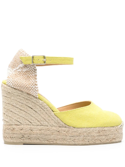 Castañer Carol 110mm woven-raffia espadrilles
