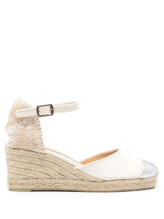 Castañer Caya 70mm glitter-detail espadrilles