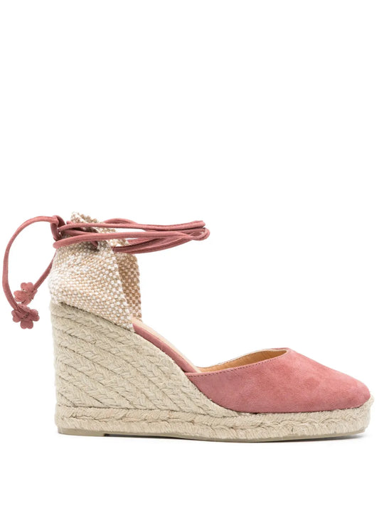 Castañer 95mm Carina suede espadrilles