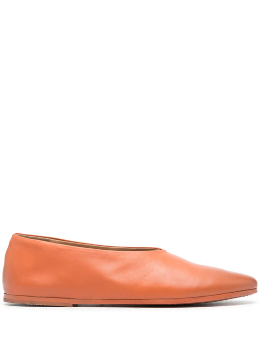 Marsèll Coltellaccio leather ballerina shoes