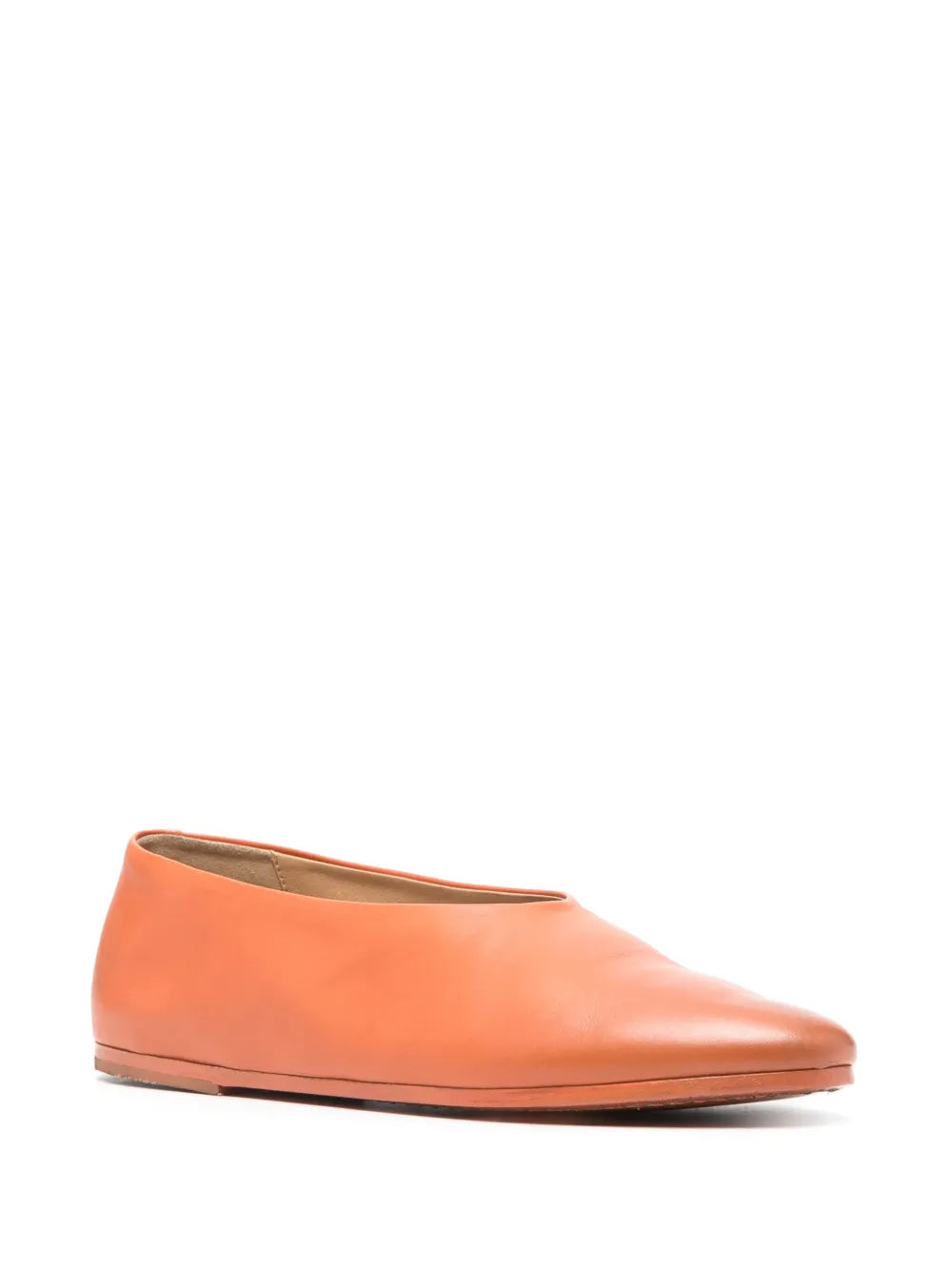 Marsèll Coltellaccio leather ballerina shoes