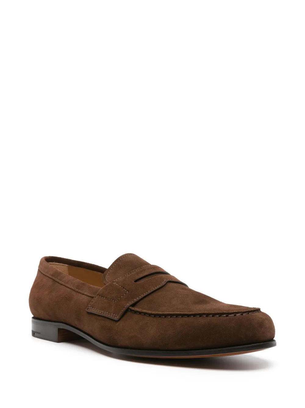 Church's suede penny loafers