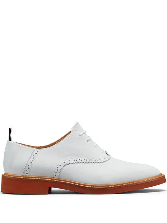 Thom Browne micro-sole nubuck saddle shoes