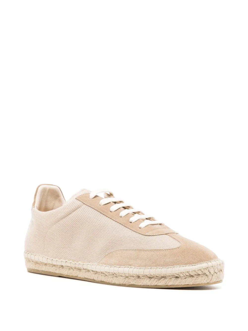 Eleventy lace-up canvas espadrilles