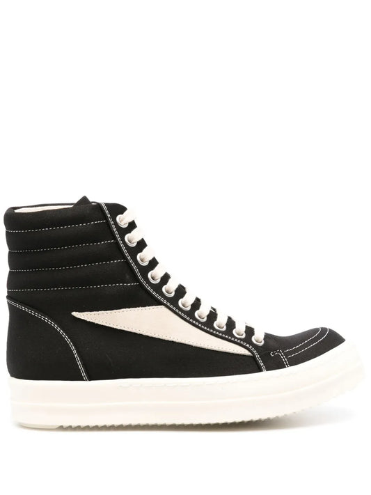 Rick Owens DRKSHDW High Vintage cotton sneakers