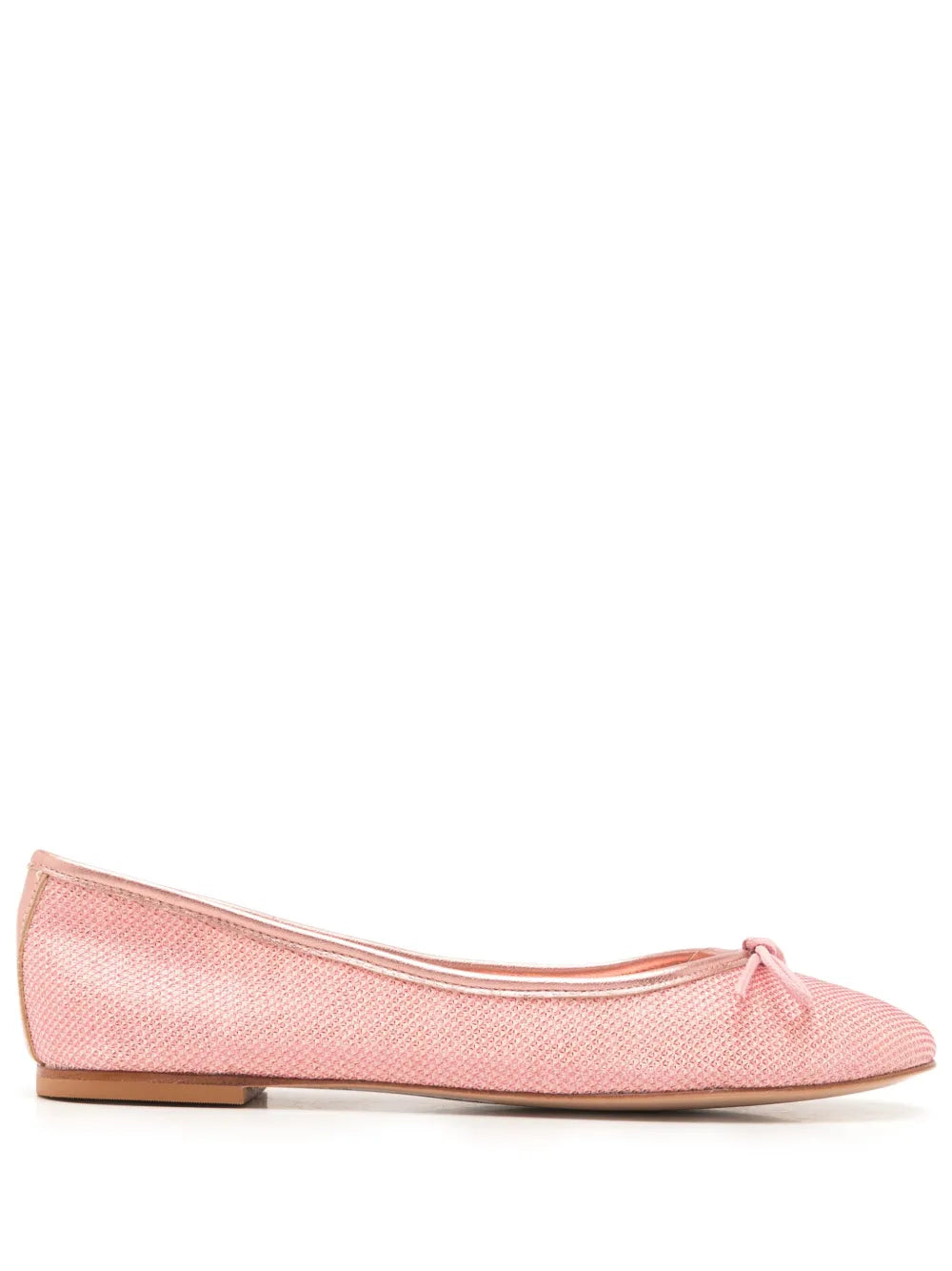Sarah Chofakian Sapatilha Sarita textured-leather ballet pumps
