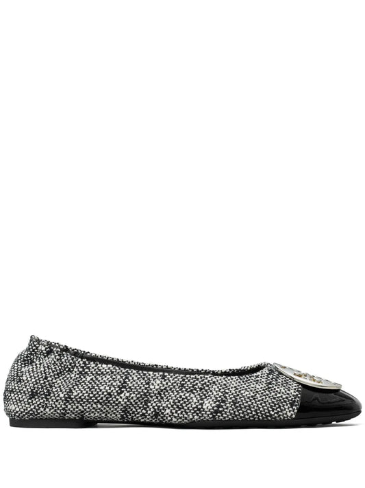 Tory Burch Claire cap-toe ballerina shoes