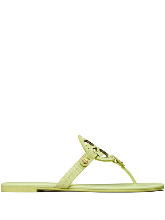 Tory Burch Miller logo-motif flip flops