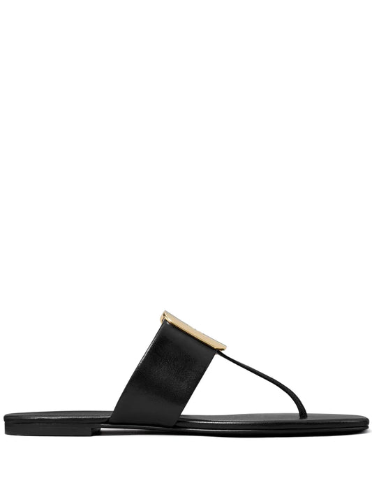Tory Burch Georgia logo-debossed flip flops