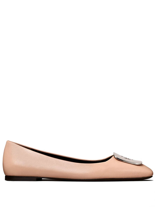 Tory Burch Georgia leather ballerina shoes