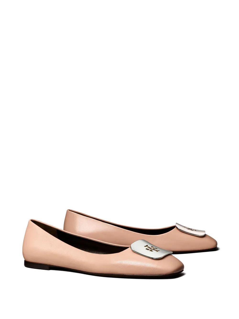 Tory Burch Georgia leather ballerina shoes
