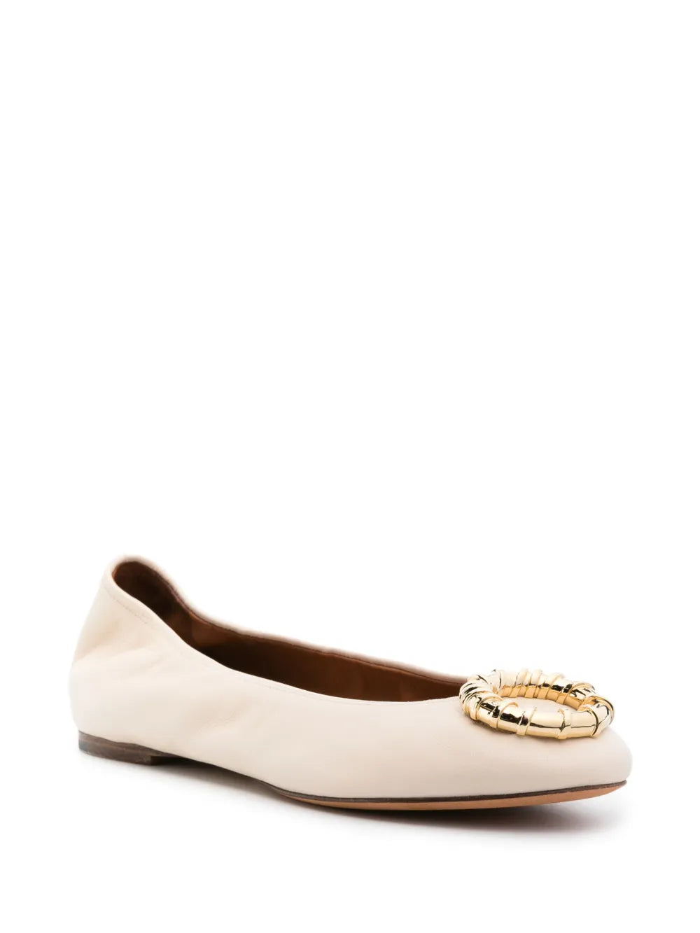 Lanvin Melodie leather ballerina shoes