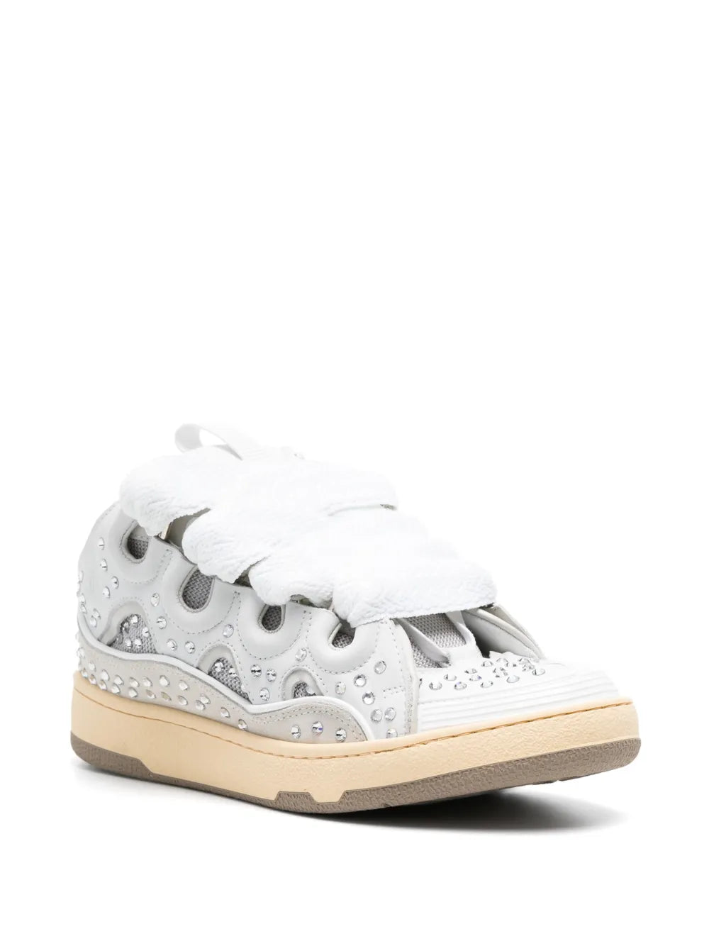 Lanvin Curb rhinestone-embellished sneakers