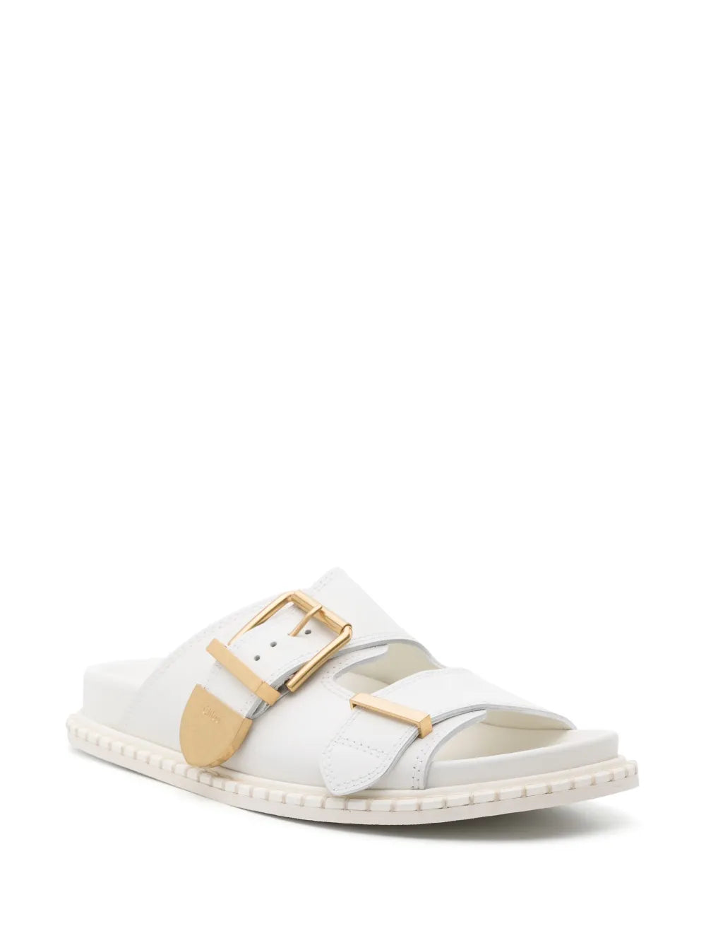 Chloé Rebecca leather slides