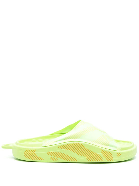 adidas by Stella McCartney logo-print flat slides
