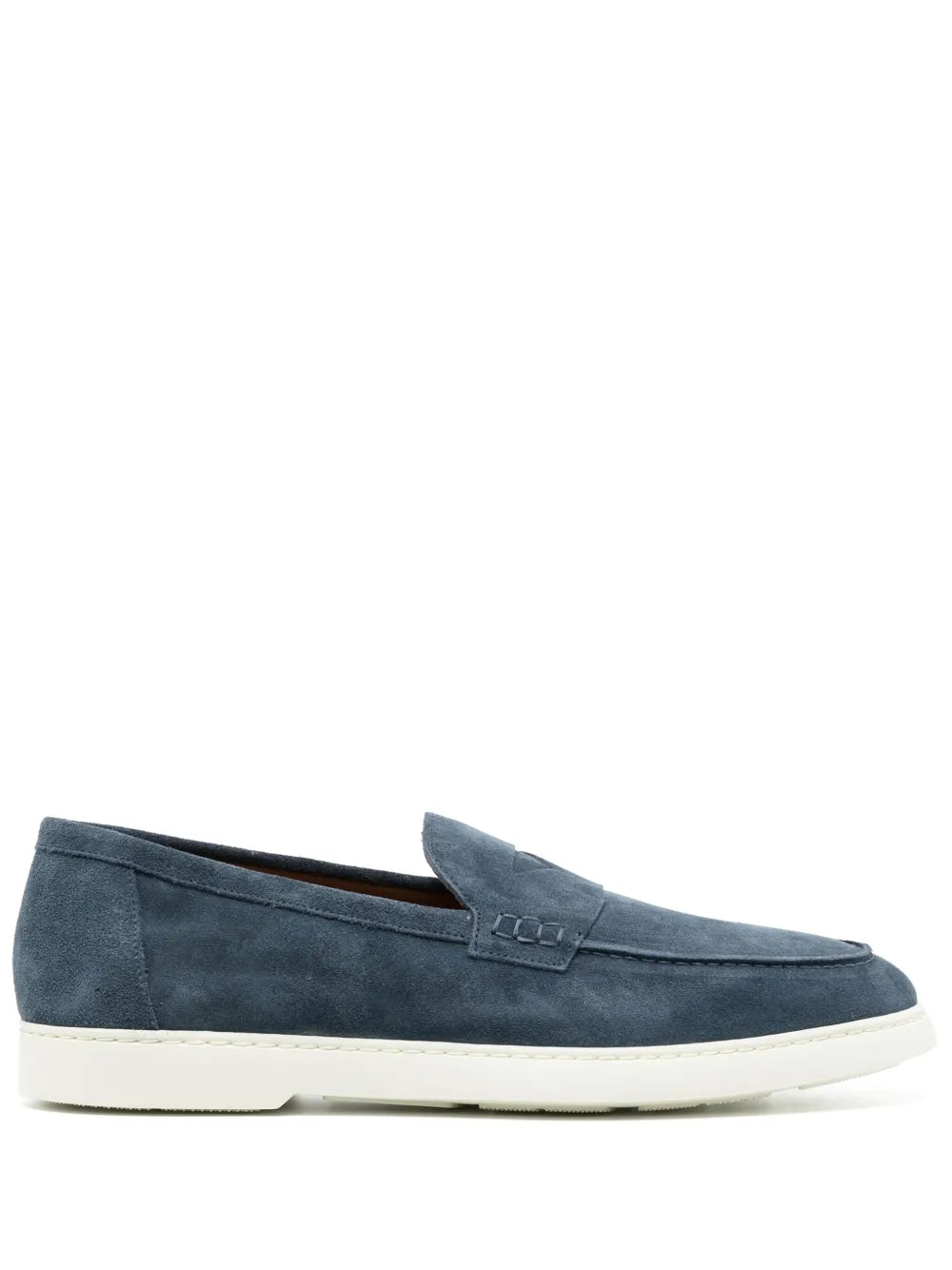 Doucal's penny-slot suede loafers