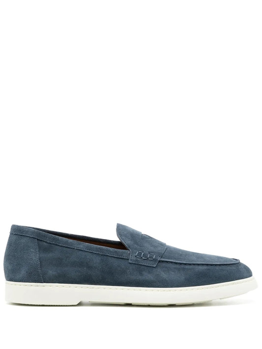 Doucal's penny-slot suede loafers