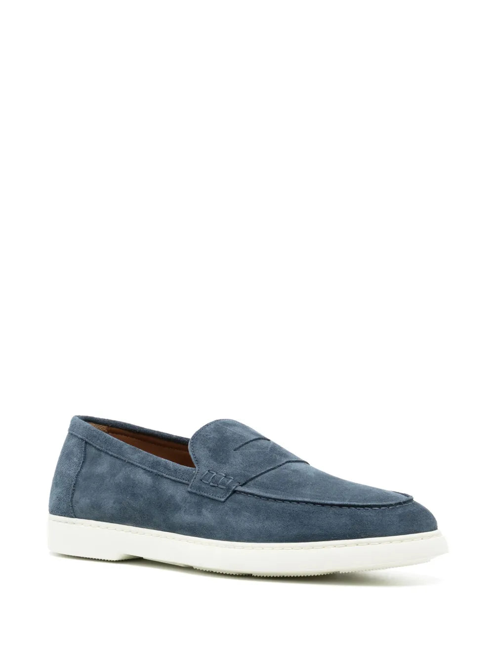 Doucal's penny-slot suede loafers