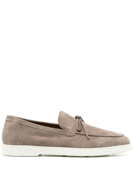 Doucal's penny-slot suede loafers